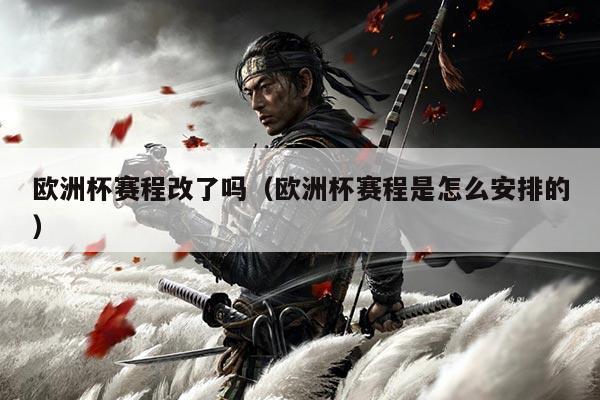 欧洲杯赛程改了吗(欧洲杯赛程是怎么安排的)