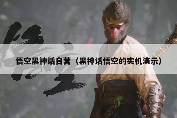 悟空黑神话自营（黑神话悟空的实机演示）