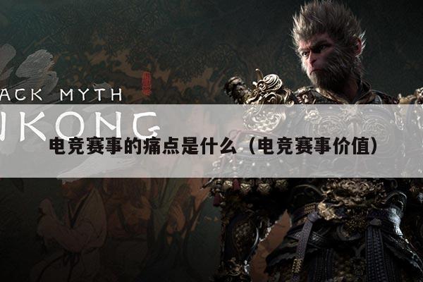 电竞赛事的痛点是什么（电竞赛事价值）