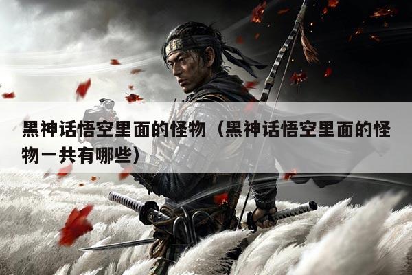 黑神话悟空里面的怪物(黑神话悟空里面的怪物一共有哪些)