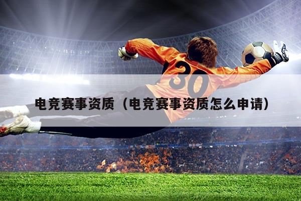 电竞赛事资质（电竞赛事资质怎么申请）
