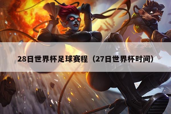 28日世界杯足球赛程(27日世界杯时间)